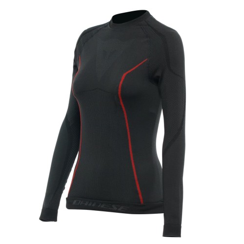 Koszulka motocyklowa Dainese THERMO LS Lady Black/Red