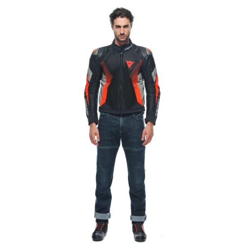 Kurtka motocyklowa Dainese SUPER RIDER 2 Absolute Black/Red