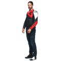 Kurtka motocyklowa Dainese SPORTIVA Black/White/Lava Red