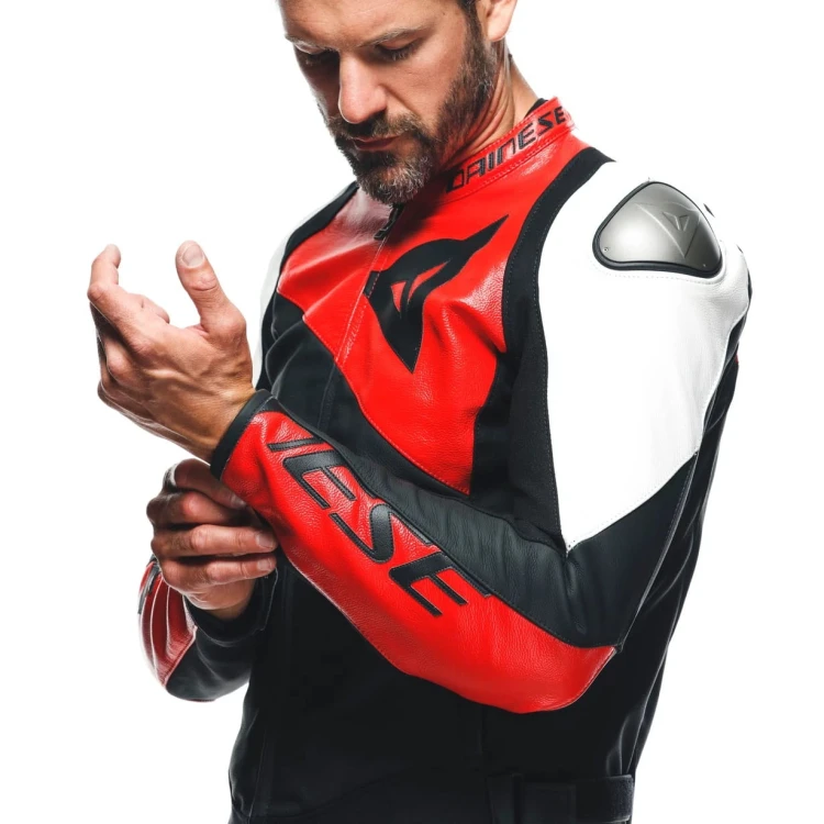 Kurtka turystyczna Dainese SPORTIVA Black/White/Lava Red
