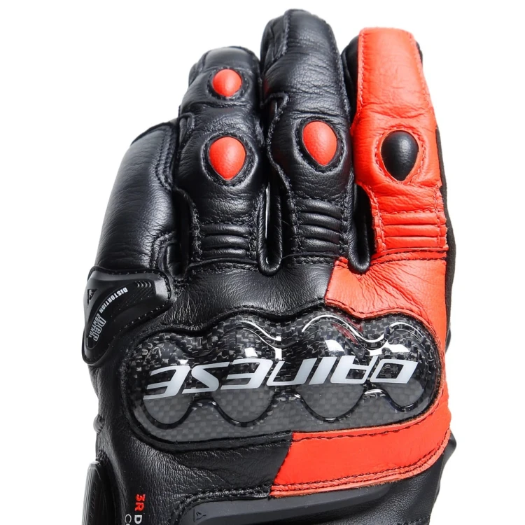 Rękawice skórzane Dainese Carbon 4 Short Black/Red