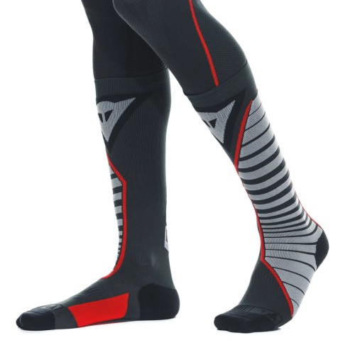 Skarpety hydrofobowe Dainese THERMO Long Black/Red