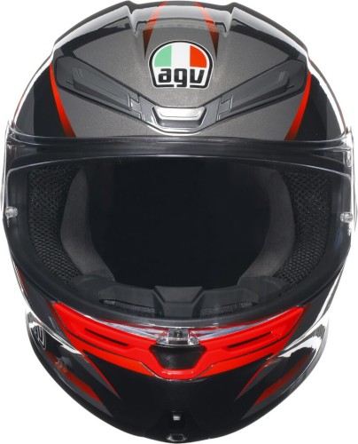 Kask AGV K6 S Slashcut Black-Grey-Red #4.jpg