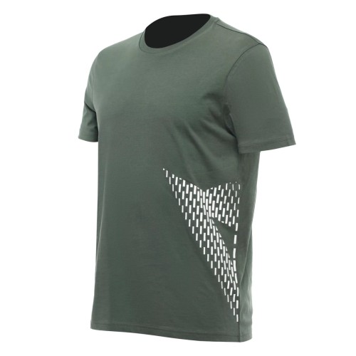 T-shirt Koszulka na motocykl Dainese Big Logo Green/White