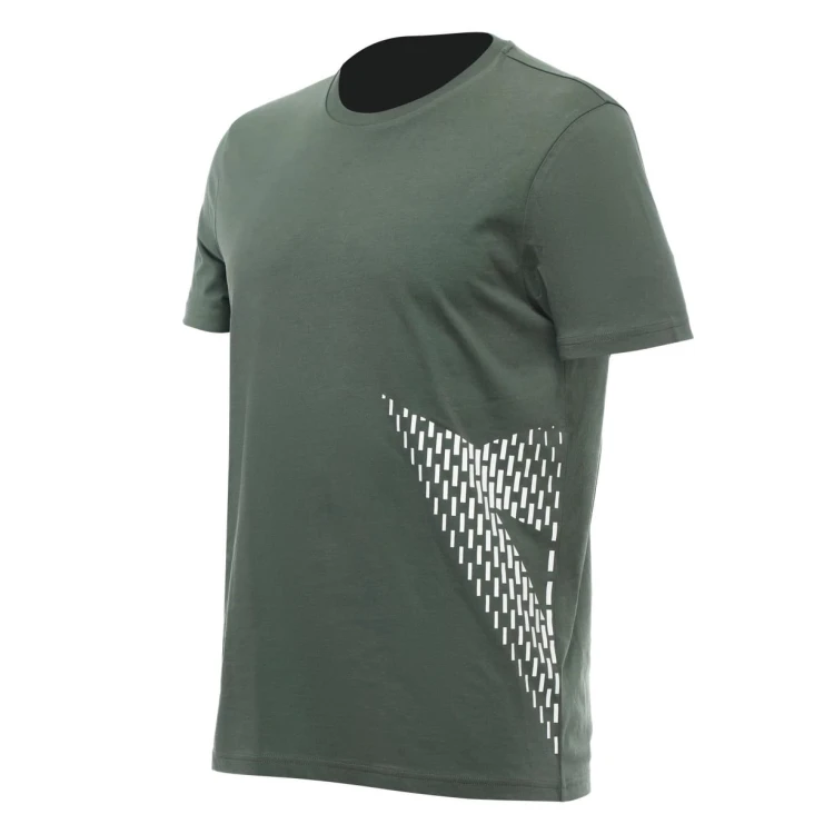 T-shirt Koszulka na motocykl Dainese Big Logo Green/White