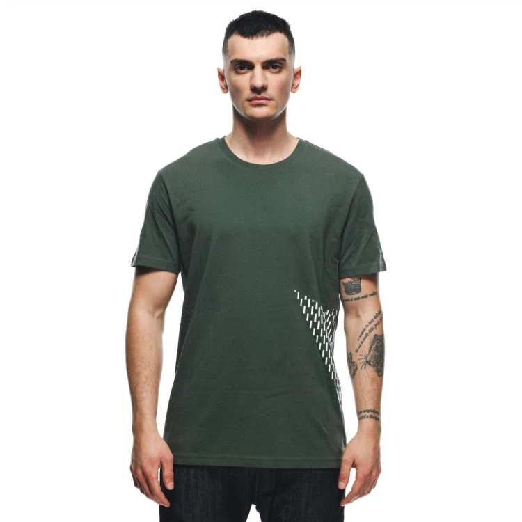 T-shirt Koszulka Dainese Big Logo Green/White