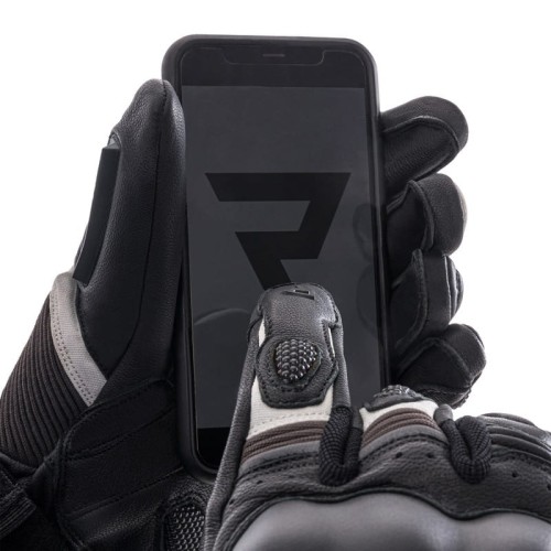 Rękawice Skórzane Rebelhorn Range Black-Light Grey #7.jpg