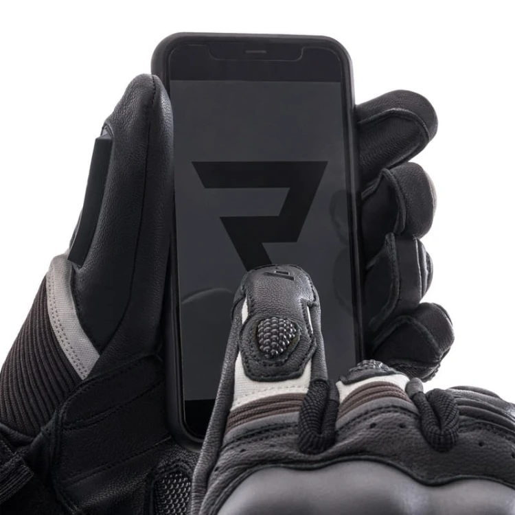 Rękawice Skórzane Rebelhorn Range Black-Light Grey #7.jpg