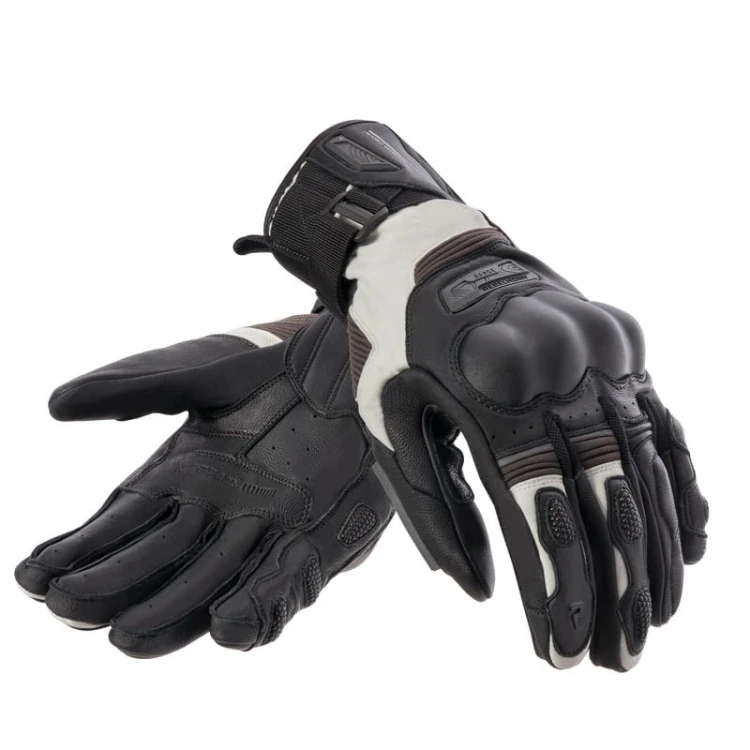 Rękawice Skórzane Rebelhorn Range Black-Light Grey.jpg