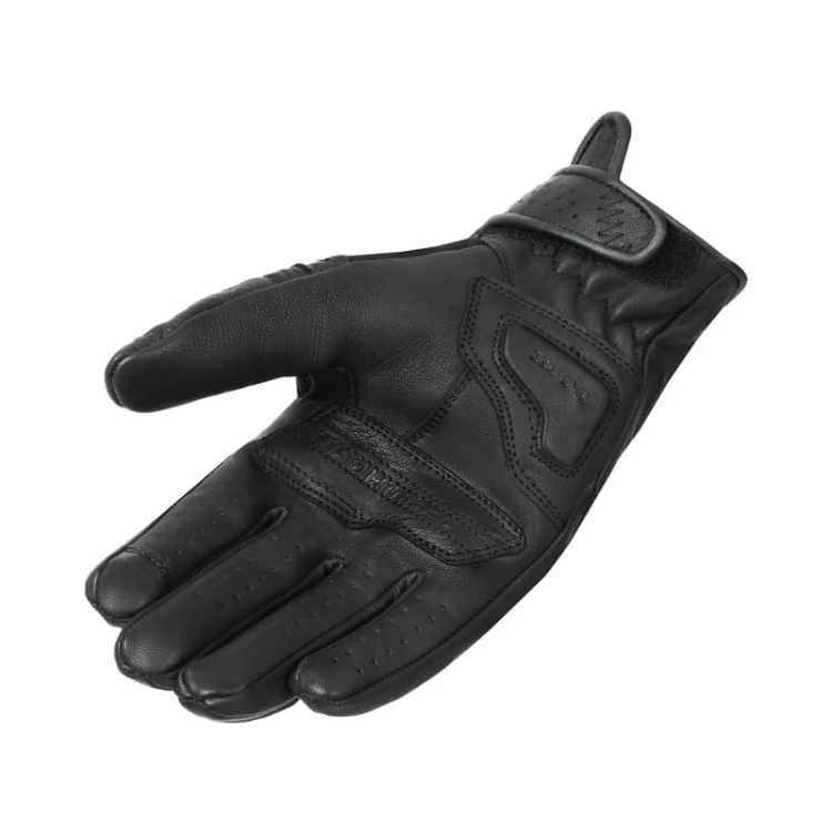 RĘKAWICE SKÓRZANE REBELHORN THUG II LADY PERFOROWANE BLACK #2.jpg