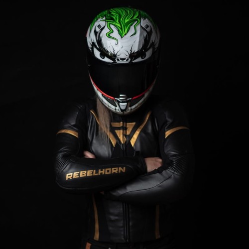 KURTKA SKÓRZANA REBELHORN REBEL LADY BLACK-GOLD #2.jpg