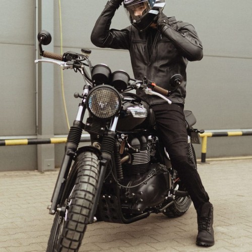 SPODNIE JEANS REBELHORN RAGE II TAPERED FIT WASHED BLACK #2.jpg