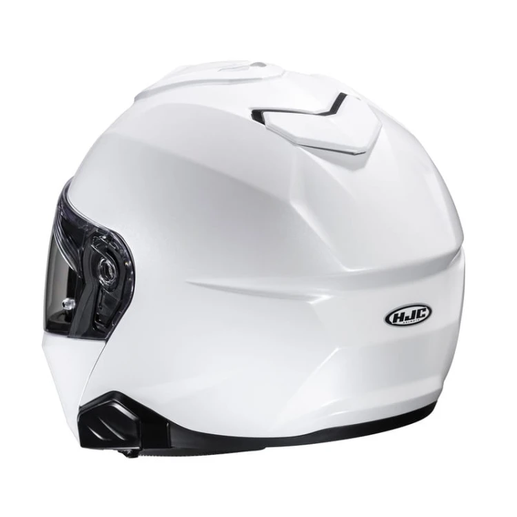 Kask Hjc I91 Solid Pearl White #2.jpg