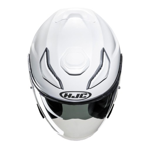 KASK HJC F31 SOLID PEARL WHITE #4.jpg
