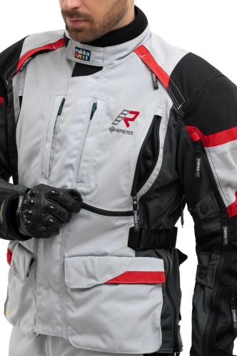 Kurtka tekstylna Rukka Madagasca-R GTX Grey-Black-Red #4.jpg