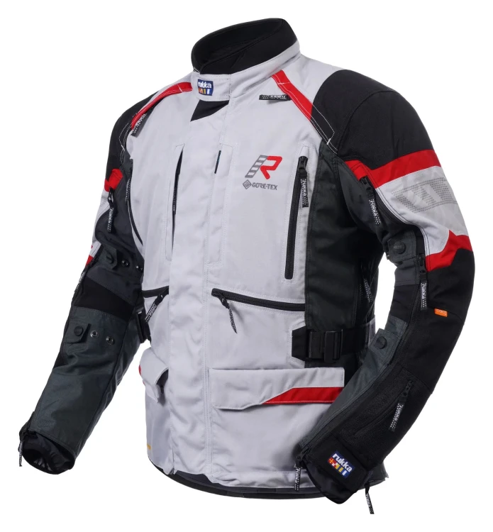 Kurtka tekstylna Rukka Madagasca-R GTX Grey-Black-Red.jpg