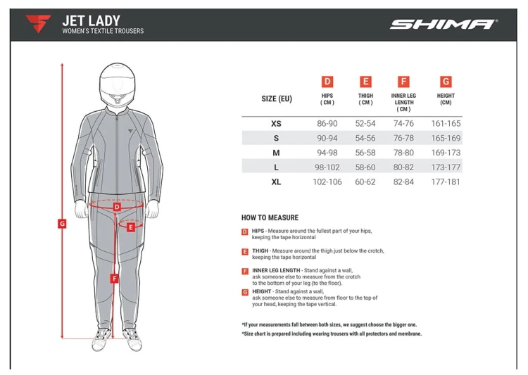 Spodnie SHIMA JET LADY Black #Rozm.jpg