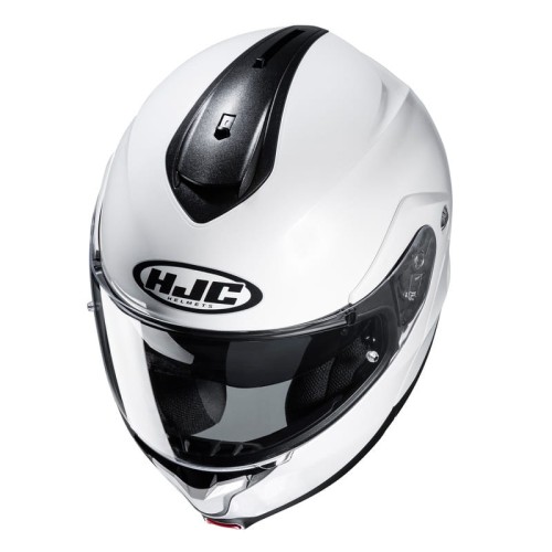 KASK HJC C91N SOLID PEARL WHITE #1.jpg