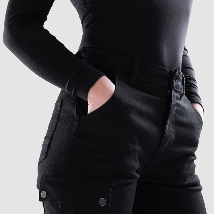 SPODNIE JEANS OZONE JANE LADY JOGGER FIT BLACK #8.jpg