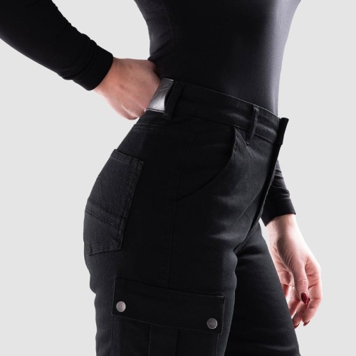 SPODNIE JEANS OZONE JANE LADY JOGGER FIT BLACK #5.jpg