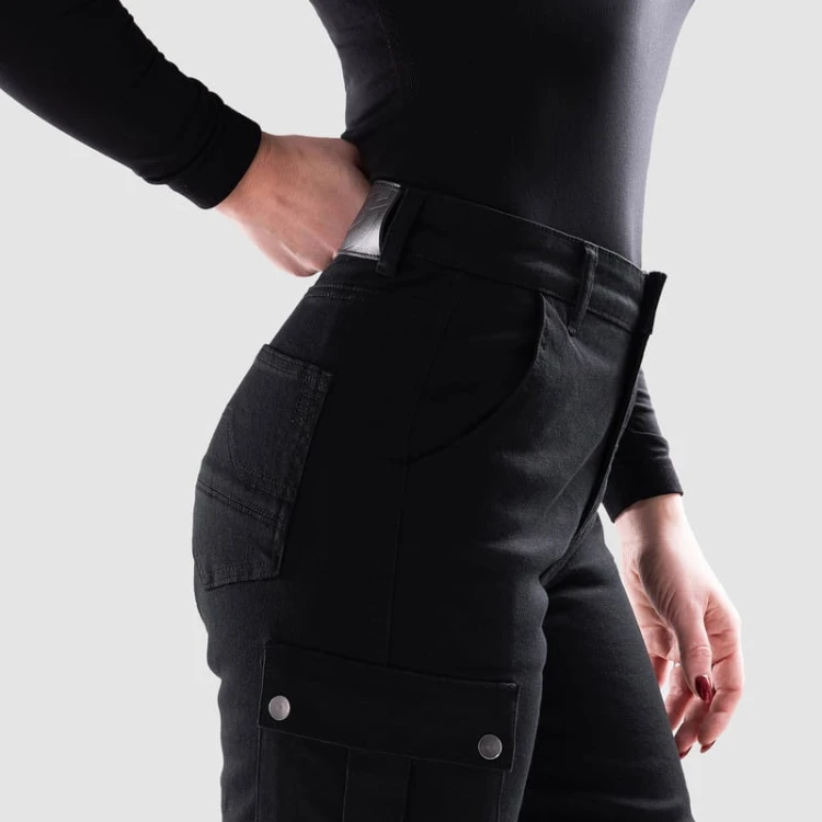 SPODNIE JEANS OZONE JANE LADY JOGGER FIT BLACK #5.jpg