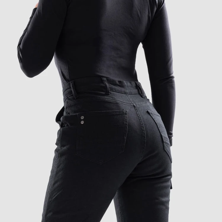 SPODNIE JEANS OZONE JANE LADY JOGGER FIT BLACK #4.jpg