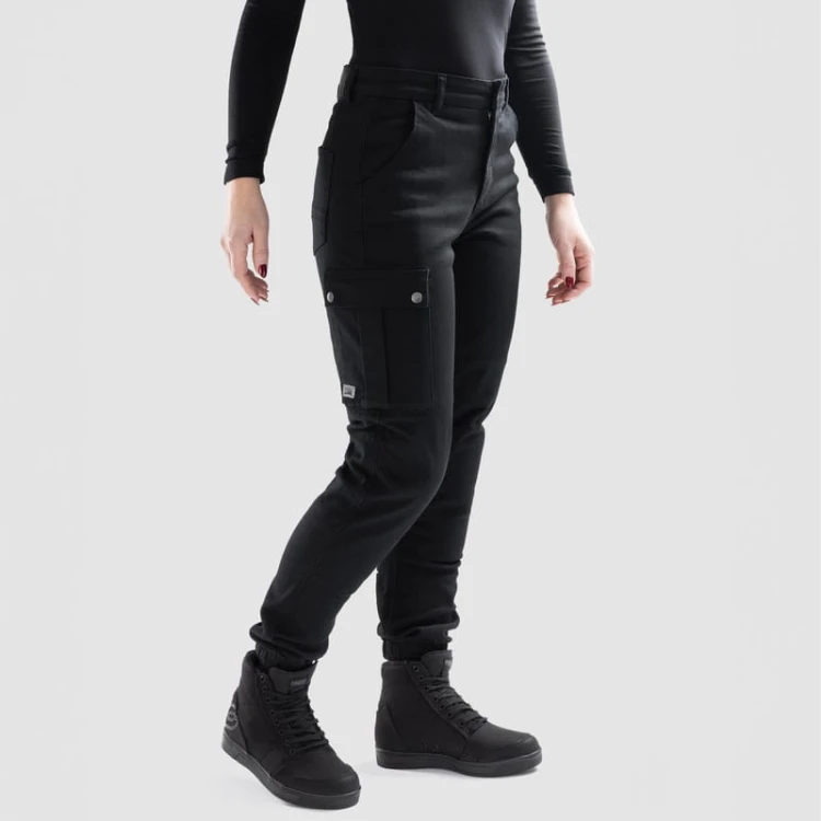 SPODNIE JEANS OZONE JANE LADY JOGGER FIT BLACK #3.jpg