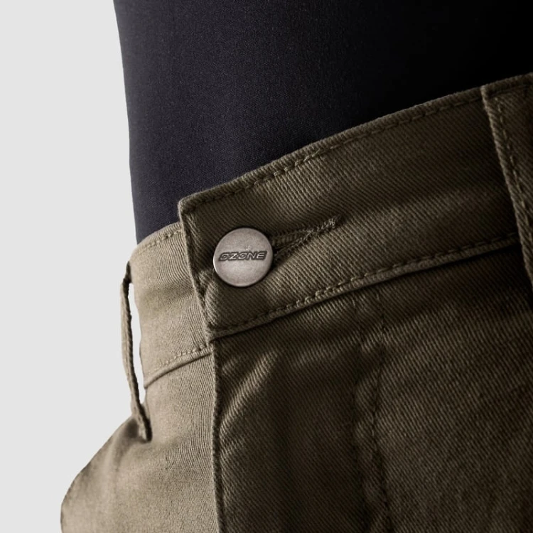 SPODNIE JEANS OZONE JANE LADY JOGGER FIT OLIVE #11.jpg