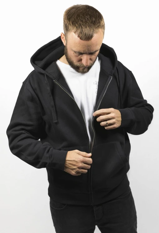 Bluza John Doe Zip Braaap Black