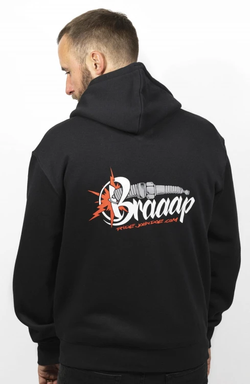 Bluza John Doe Zip Braaap Black