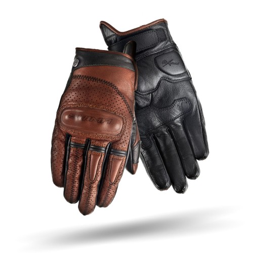 Rękawice motocyklowe krótkie SHIMA Caliber Brown 