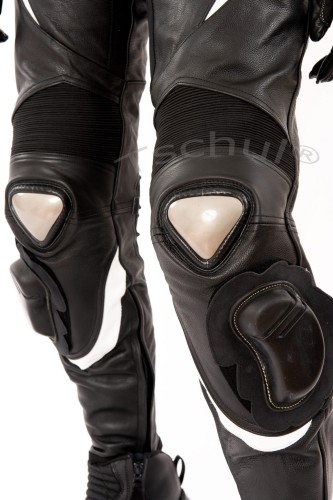 Kombinezon motocyklowy damski Tschul 726 Black/White