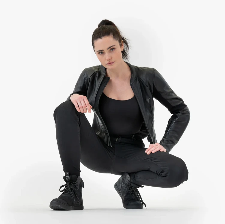 Jeansy Motocyklowe Damskie Shima Flexx Black