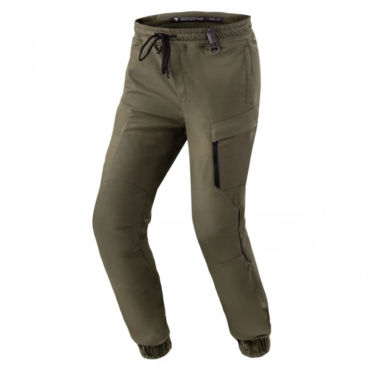 Spodnie Motocyklowe Męskie Shima Joggster Khaki Jogger