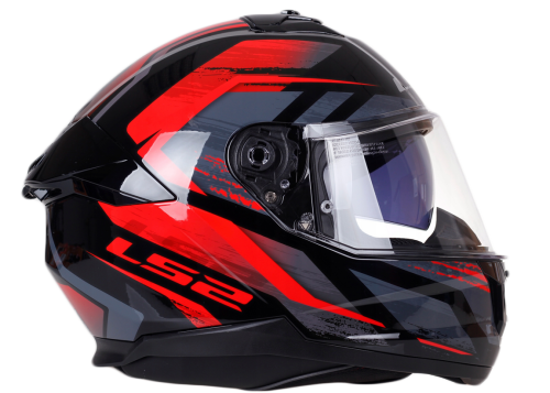 KASK MOTOCYKLOWY LS2 FF808 STREAM II BLENDA FURY RED