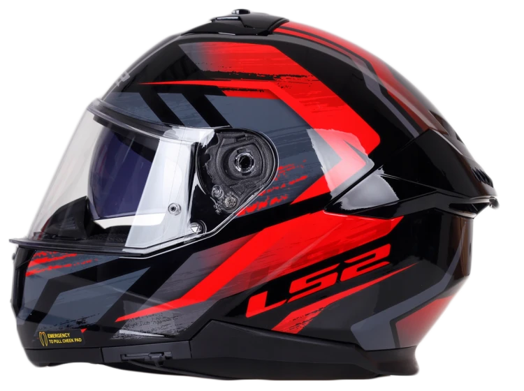 KASK MOTOCYKLOWY LS2 FF808 STREAM II BLENDA FURY RED