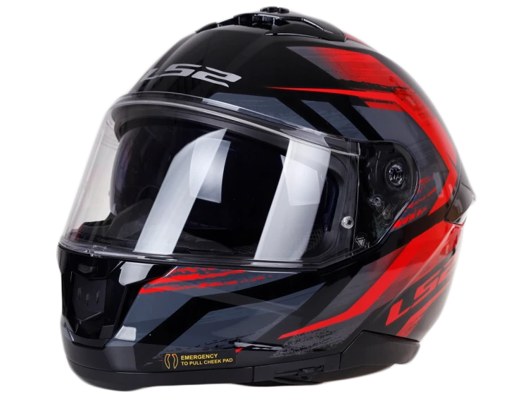 KASK MOTOCYKLOWY LS2 FF808 STREAM II BLENDA FURY RED