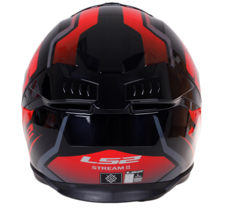 KASK MOTOCYKLOWY LS2 FF808 STREAM II BLENDA FURY RED