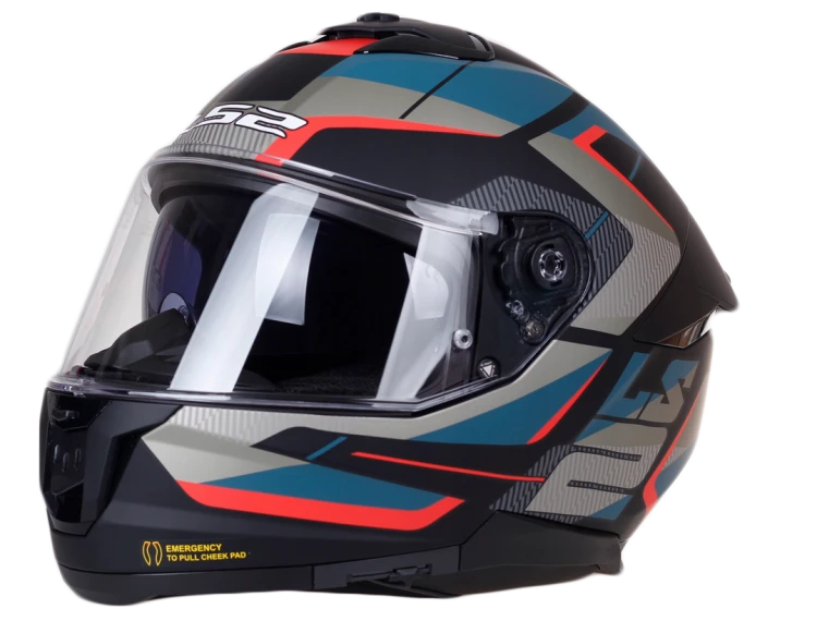 KASK MOTOCYKLOWY LS2 FF808 STREAM II BLENDA ROAD BLUE
