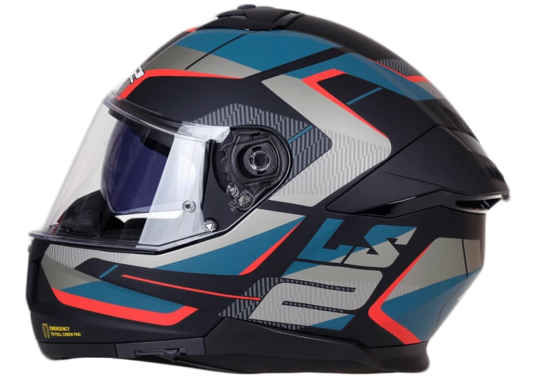KASK MOTOCYKLOWY LS2 FF808 STREAM II BLENDA ROAD BLUE