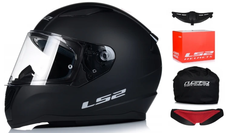 KASK MOTOCYKLOWY LS2 FF353 RAPID II BLACK MAT