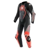 Kombinezon Dainese Audax D-Zip 1PC BLACK RED-FLUO ANTHRACITE 1313.webp