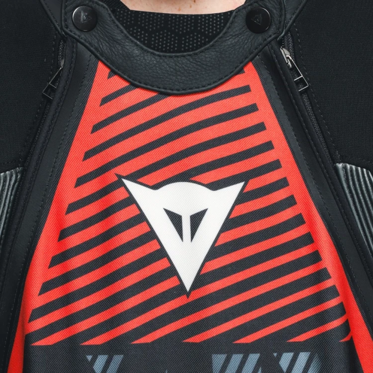 Kombinezon Dainese Audax D-Zip 1PC BLACK RED-FLUO ANTHRACITE 8.webp