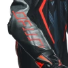 Kombinezon Dainese Audax D-Zip 1PC BLACK RED-FLUO ANTHRACITE 10.webp