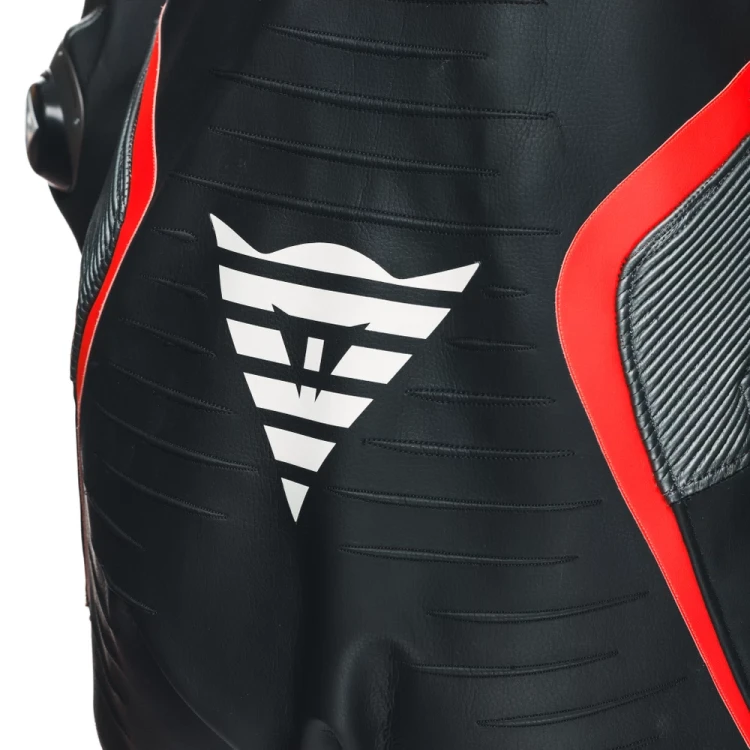 Kombinezon Dainese Audax D-Zip 1PC BLACK RED-FLUO ANTHRACITE 11.webp