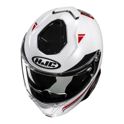 KASK HJC I91 TRICUS WHITE RED 2.webp