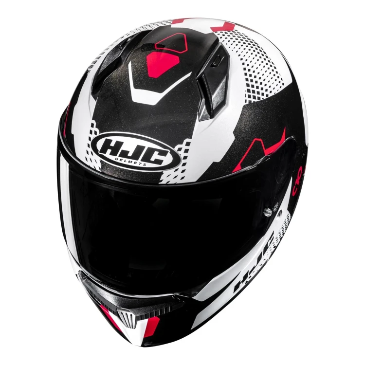 KASK HJC C10 ASPA WHITE BLACK 2.webp