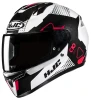 KASK HJC C10 ASPA WHITE BLACK.webp