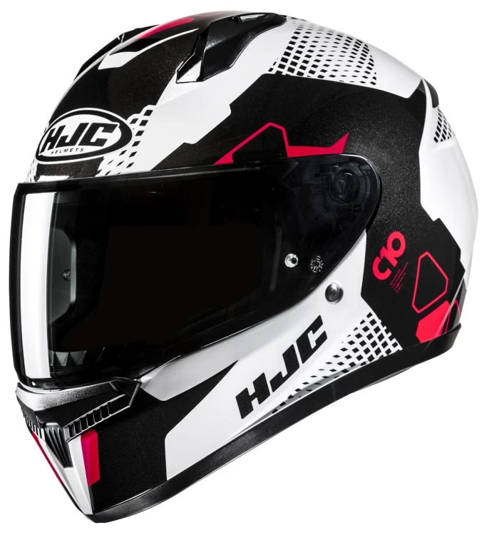 KASK HJC C10 ASPA WHITE BLACK.webp