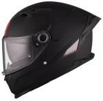 MT BRAKER SV SOLID BLACK MATT KASK MOTOCYKLOWY  INTEGRALNY
